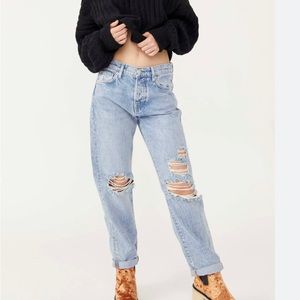 NWT free people Bren Boyfriend jeans